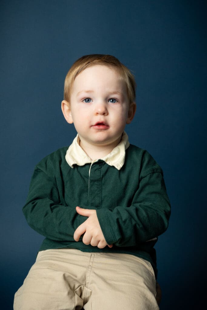 Daycare photo day in Vancouver featuring smiling child