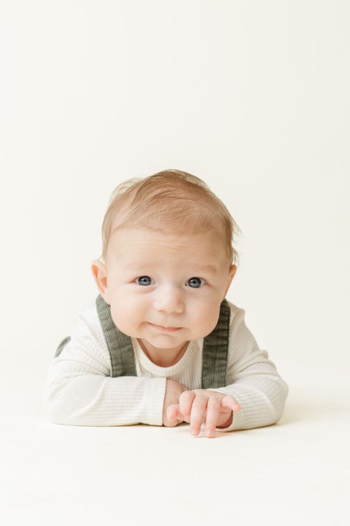 Baby portrait taken during daycare photo day
