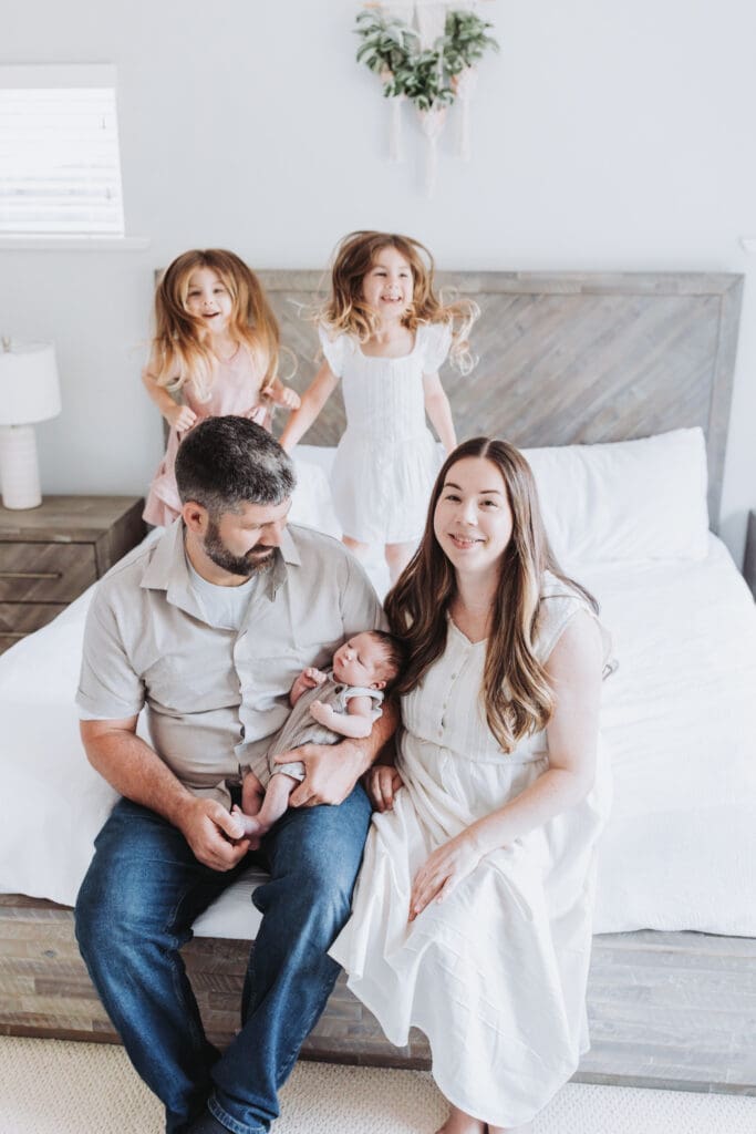 Lifestyle family photos with toddlers