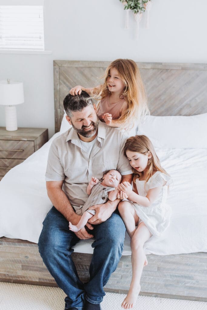 Lifestyle family photos with toddlers